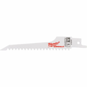 Milwaukee Drywall / Plasterboard Reciprocating Sabre Saw Blades 125mm Pack of 5