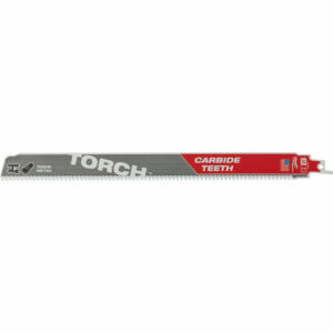 Milwaukee Heavy Duty TORCH Carbide Reciprocating Sabre Saw Blades 300mm Pack of 1
