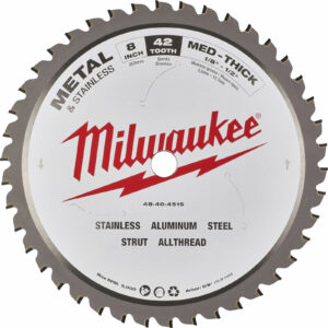 Milwaukee Endurance Metal Steel Cutting Circular Saw Blade 203mm 42T 15.8mm