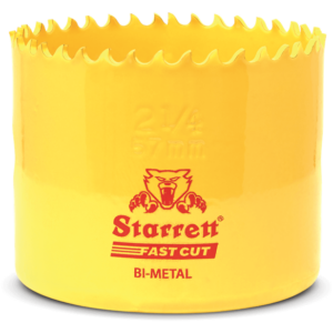 Starrett Fast Cut Bi Metal Hole Saw 57mm