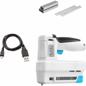 Black and Decker BCN115 3.6v Cordless Stapler and 18 Gauge Brad Nailer 1 x 1.5ah Integrated Li-ion USB Charger No Case