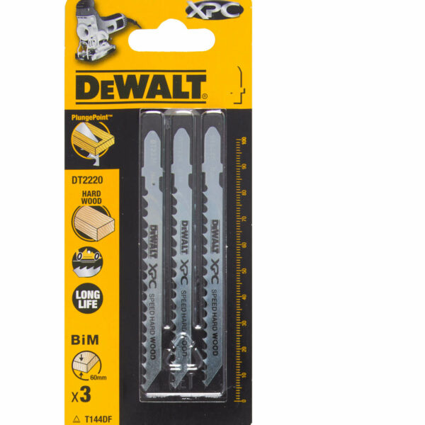 DeWalt XPC T114DF Bi Metal Jigsaw Blades for Wood Pack of 3