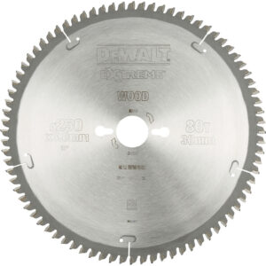 DeWalt Extreme Wood Cutting Saw Blades 260mm 80T 30mm
