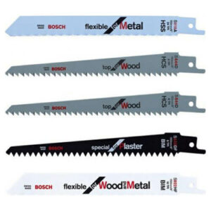 Bosch Genuine 5 Piece Mixed Recipro Saw Blade Set for KEO and Other Garden Saws