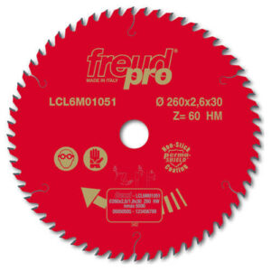 Freud LCL6M TCT Thin Kerf Cordless Circular Saw Blade 165mm 24T 20mm