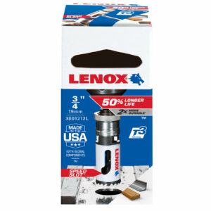 Lenox T3 Bi Metal Speed Slot Hole Saw 19mm