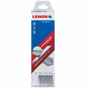 Lenox 18TPI Medium Metal Cutting Reciprocating Sabre Saw Blades 152mm Pack of 25