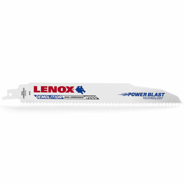Lenox 10TPI Demolition Reciprocating Sabre Saw Blades 229mm Pack of 2