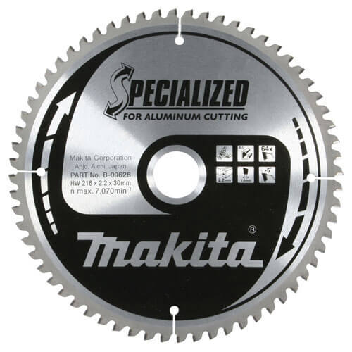 Makita SPECIALIZED Aluminium Cutting Saw Blade 250mm 80T 30mm