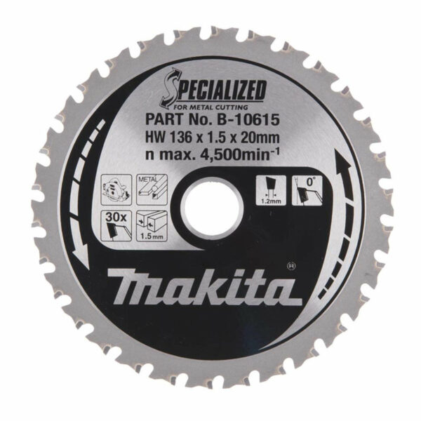 Makita SPECIALIZED Construction Wood Cutting Saw Blade 235mm 16T 30mm