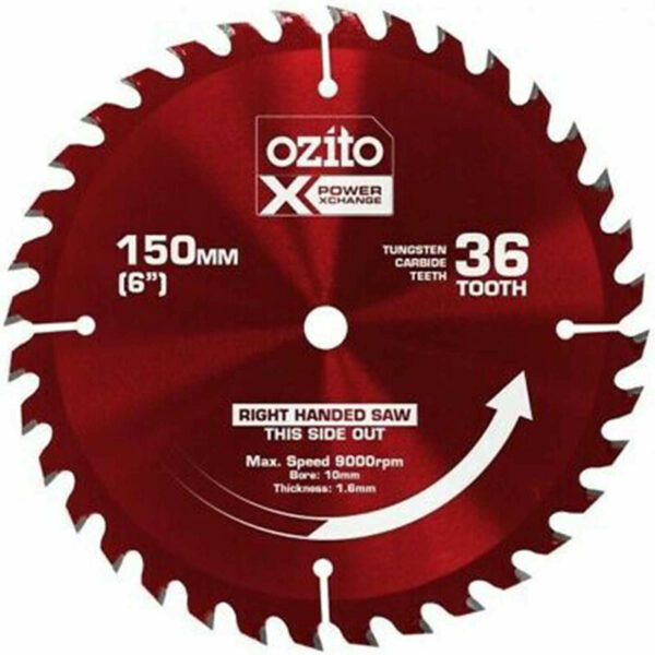 Ozito PXCSB Circular Saw Blade 150mm 36T 10mm