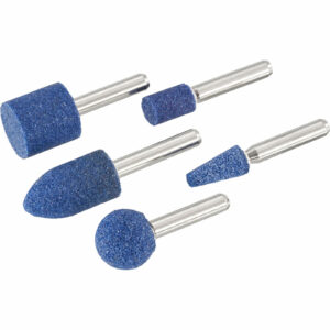 Stanley 5 Piece 6mm Shank Mounted Grinding Stone Set