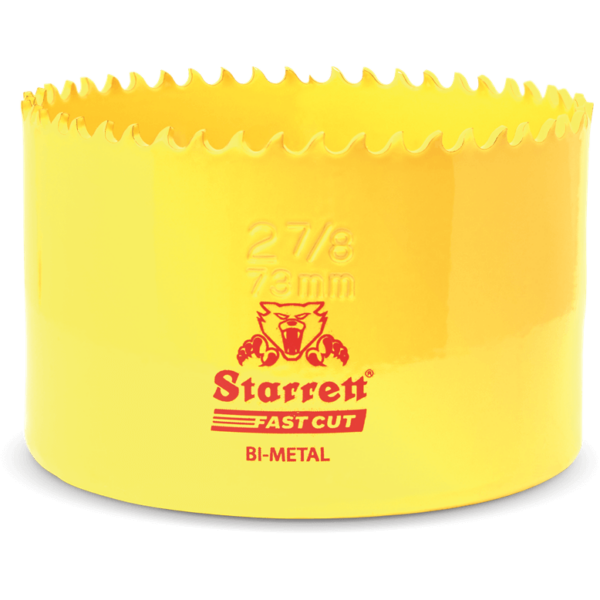 Starrett Fast Cut Bi Metal Hole Saw 73mm