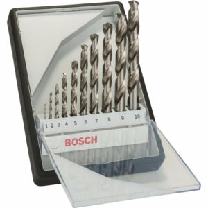 Bosch Robust Line 10 Piece HSS-G Drill Bit Set