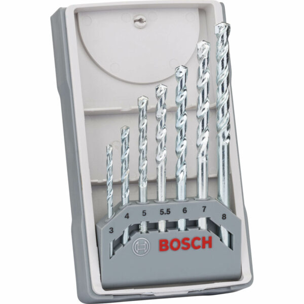 Bosch 7 Piece Impact Masonry Drill Bit Set