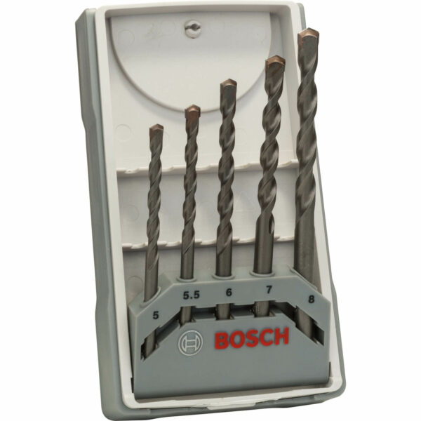 Bosch 5 Piece Concrete Drill Bit Set