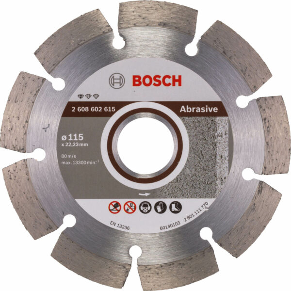 Bosch Diamond Disc Standard for Abrasive Materials 115mm