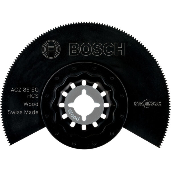 Bosch ACZ EC HCS Wood Oscillating Multi Tool Segment Saw Blade 85mm Pack of 1