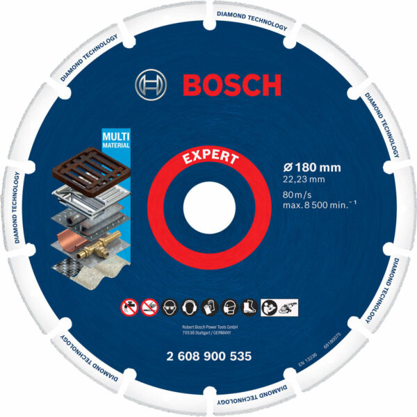 Bosch Expert Diamond Metal Cutting Disc 180mm