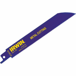 Irwin 614R Bi Metal Reciprocating Saw Blades for Metal 150mm Pack of 25