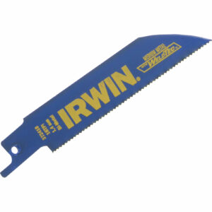 Irwin 418R Reciprocating Saw Blades for Metal 100mm Pack of 5
