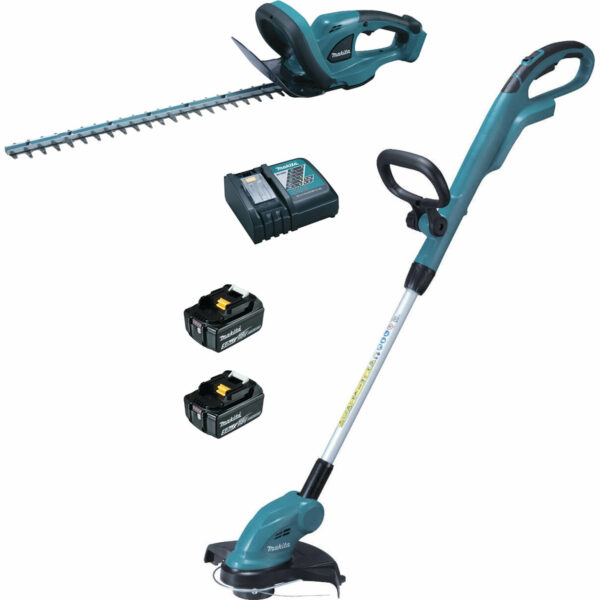 Makita 18v LXT Cordless Grass and Hedge Trimmer Kit