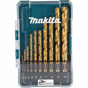 Makita 10 Piece HSS Tin Drill Bit Set