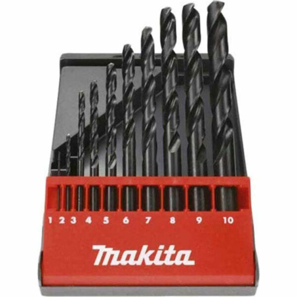 Makita 10 Piece HSS Groundpoint Drill Bit Set
