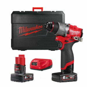 Milwaukee M12 FPD2 Fuel 12v Cordless Brushless Combi Drill 2 x 6ah Li-ion Charger Case