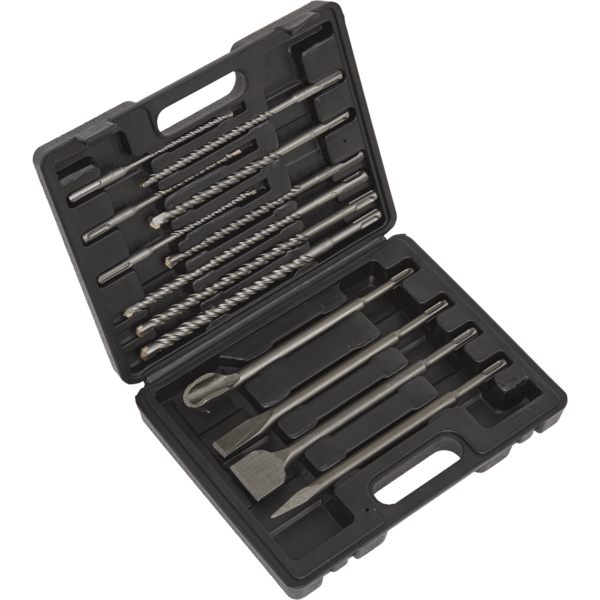 Sealey 13 Piece SDS Plus Drill Bit and Chisel Set