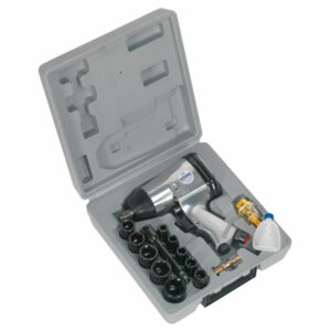 Sealey SA2/TS Air Impact Wrench Kit with Sockets 1/2"Sq Drive