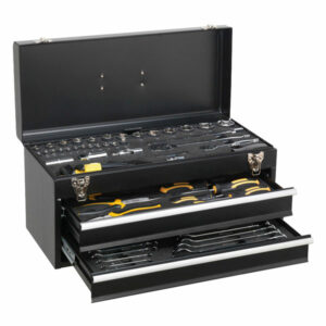 Siegen S01055 Portable Tool Chest 2 Drawer with 90pc Tool Kit