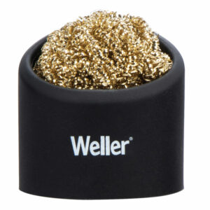 Weller WLACCBSH-02 Brass Wire Sponge Tip Cleaner With Silicone Holder