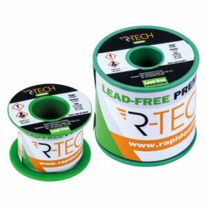 R-TECH 856869 Premium Lead-Free Solder Wire 19SWG 1mm 12g