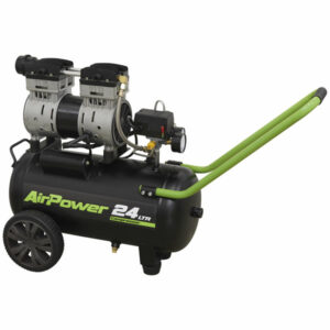 Sealey SAC2410S Low Noise Air Compressor 24L Direct Drive 1hp