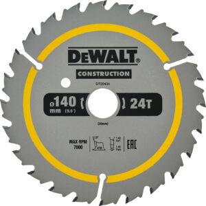 DeWalt 140mm Circular Saw Blade for DCS512 140mm 24T 20mm