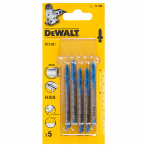 DeWalt T118B HSS Metal Cutting Jigsaw Blades Pack of 5