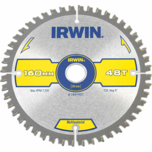 Irwin Multi Material Circular Saw Blade 160mm 48T 20mm