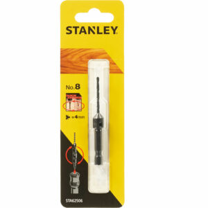 Stanley Quick Change Pilot Drill Bit and Countersink Size 8