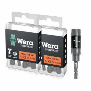 Wera 11 Piece 867/4 Impaktor Torx Screwdriver Bit Set