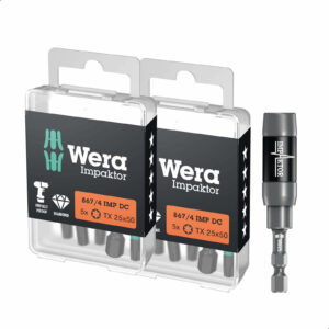 Wera 11 Piece 867/4 Impaktor Torx Screwdriver Bit Set