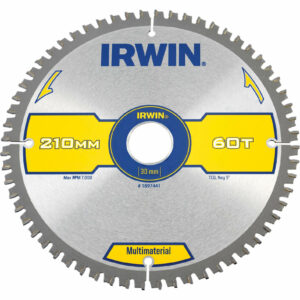 Irwin Multi Material Circular Saw Blade 210mm 60T 30mm