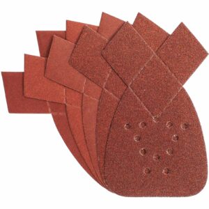Stanley Quick Fit Mouse Sanding Sheets Assorted Grit Pack of 5
