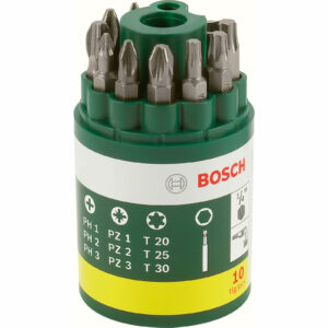 Bosch 10 Piece Mixed Screwdriver Bit Set
