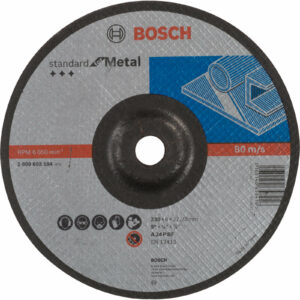 Bosch Standard Depressed Centre Metal Grinding Disc 230mm 6mm 22mm