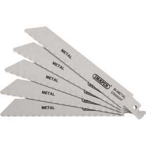 Draper Bi-Metal Metal Cutting Reciprocating Sabre Saw Blades 150mm Pack of 5