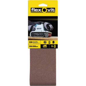 Flexovit Sanding Belts 100 x 560mm 120g Pack of 2
