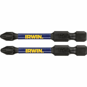 Irwin Impact Pro Performance Pozi Screwdriver Bits PZ3 57mm Pack of 2