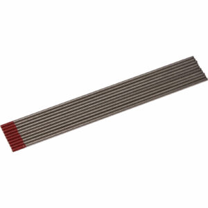 Draper Thoriated Tungsten Electrode for Tig Welders 2.4mm 150mm Pack of 10