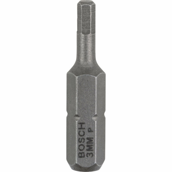 Bosch Hex Extra Hard Screwdriver Bit Hex 3mm 25mm Pack of 3